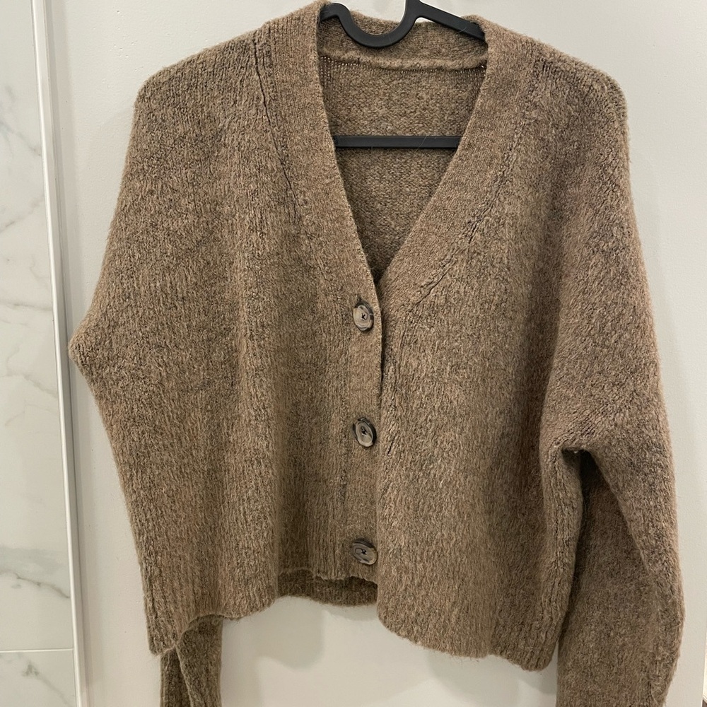 Madewell brushed cardigan XS